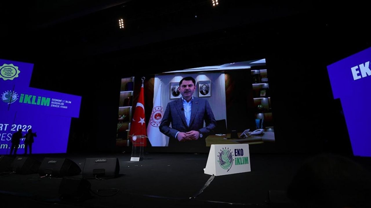 Bakan Kurum, EKO İKLİM Zirvesi'ne video konferans ile katıldı