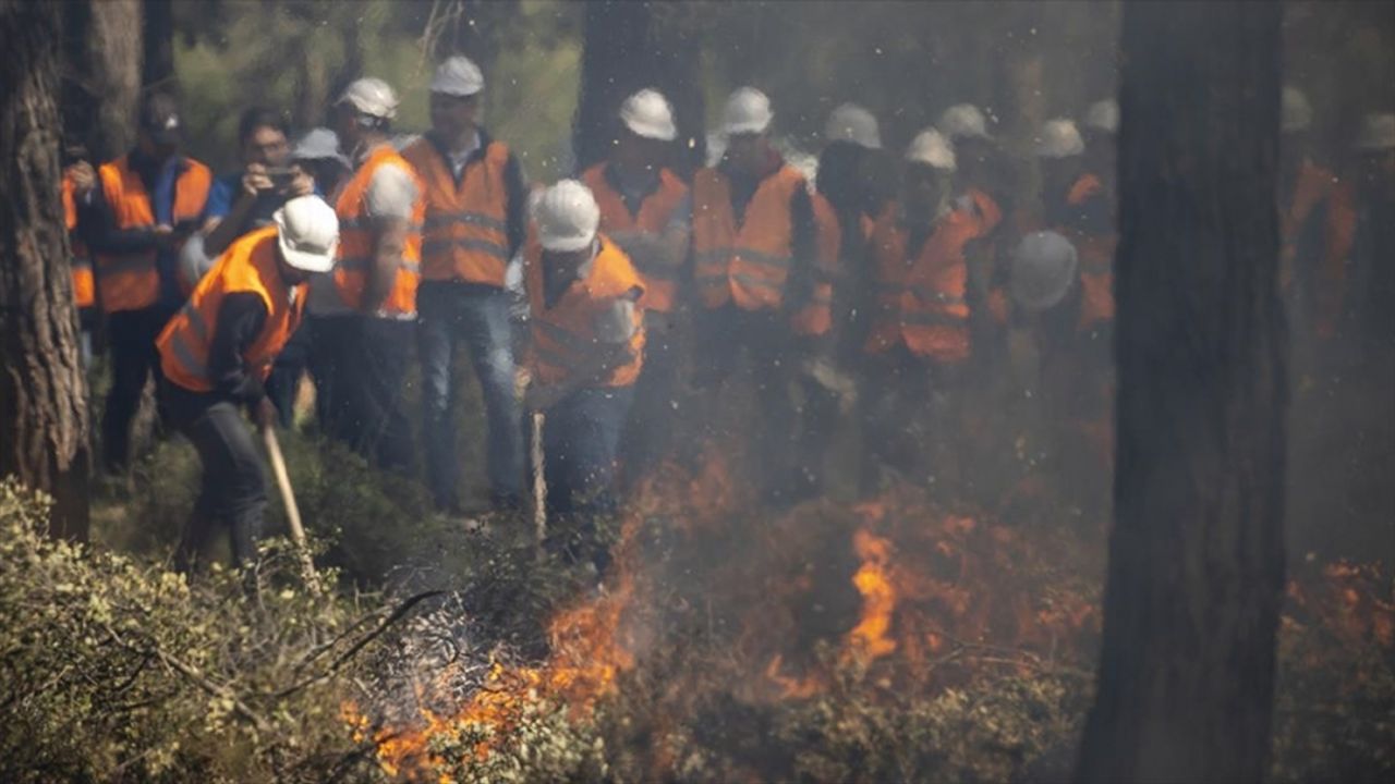 Ormancılar yangınlarla mücadeleye Antalya'da hazırlanıyor