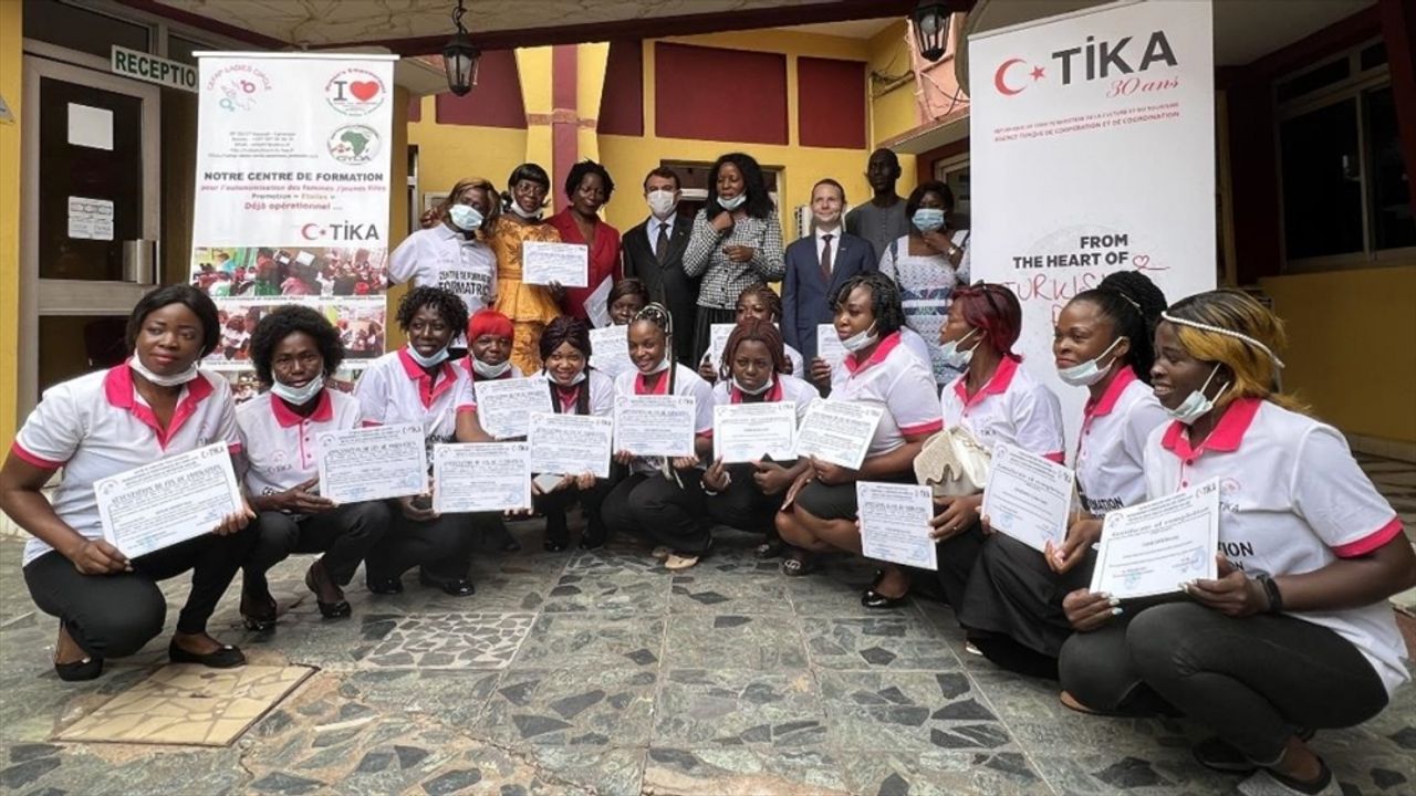 TİKA'dan Kamerun'daki kadınlara yönelik meslek edindirme kursu