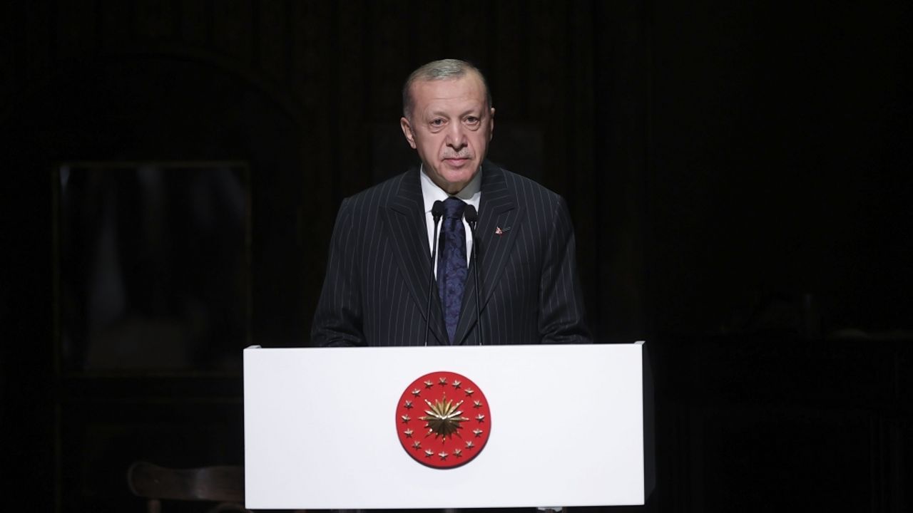 Erdoğan, "Reis Bey" tiyatro oyununun gösteriminde konuştu: