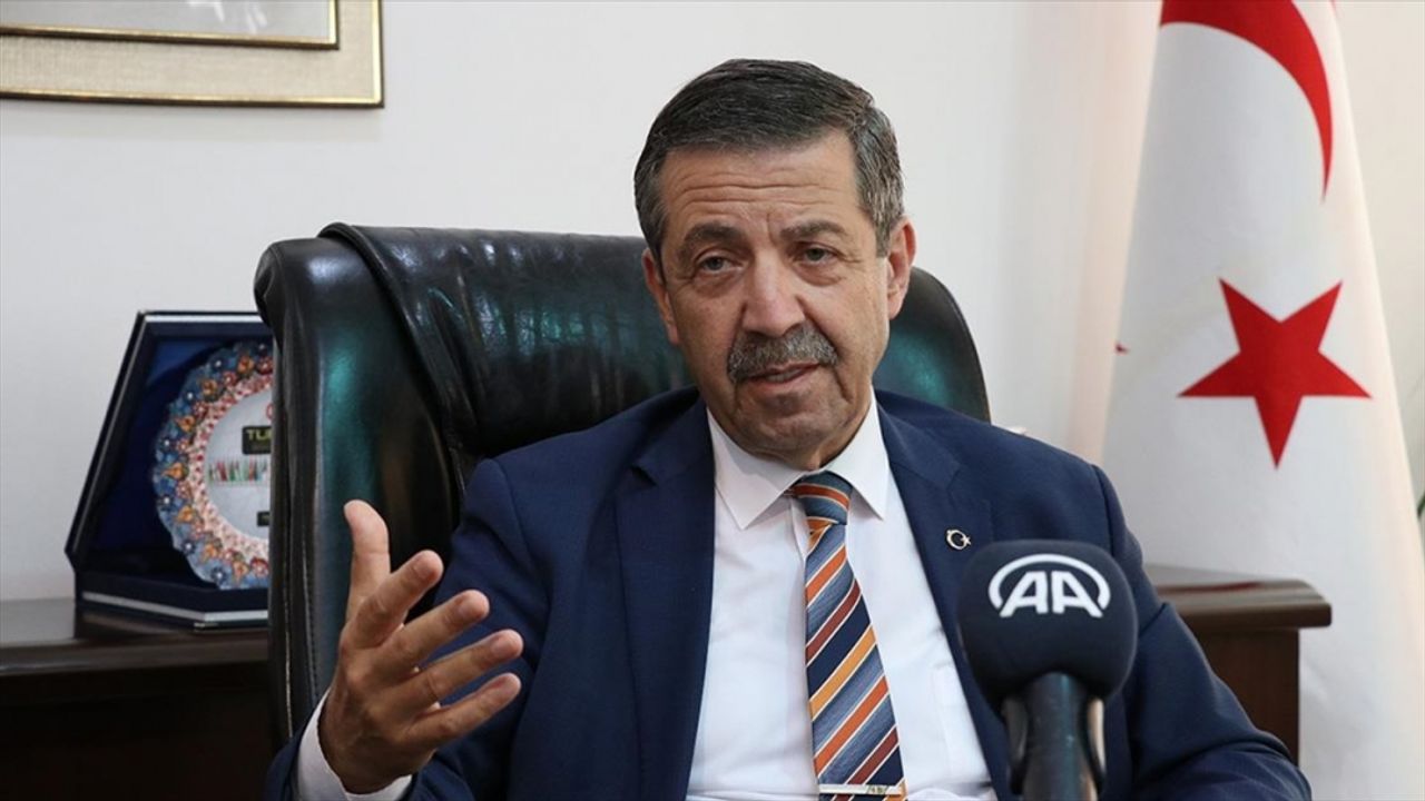 KKTC Dışişleri Bakanı Ertuğruloğlu, Doğu Akdeniz ve Kıbrıs'taki gelişmeleri değerlendirdi