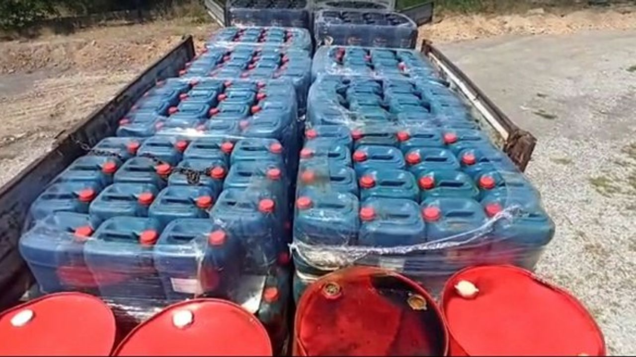 Zamların ardından akaryakıt kaçakçılığı başladı: 12 bin litre ele geçirildi