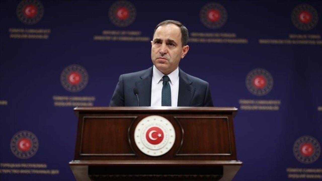 Dışişleri Sözcüsü Bilgiç'ten Macron'un Türkiye'yi hedef alan sözlerine tepki