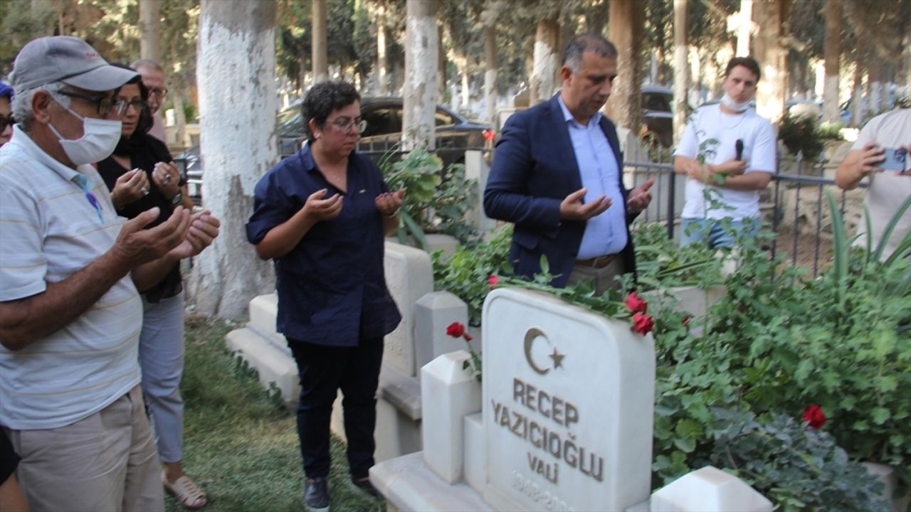 Merhum Vali Recep Yazıcıoğlu Aydın'daki kabri başında anıldı