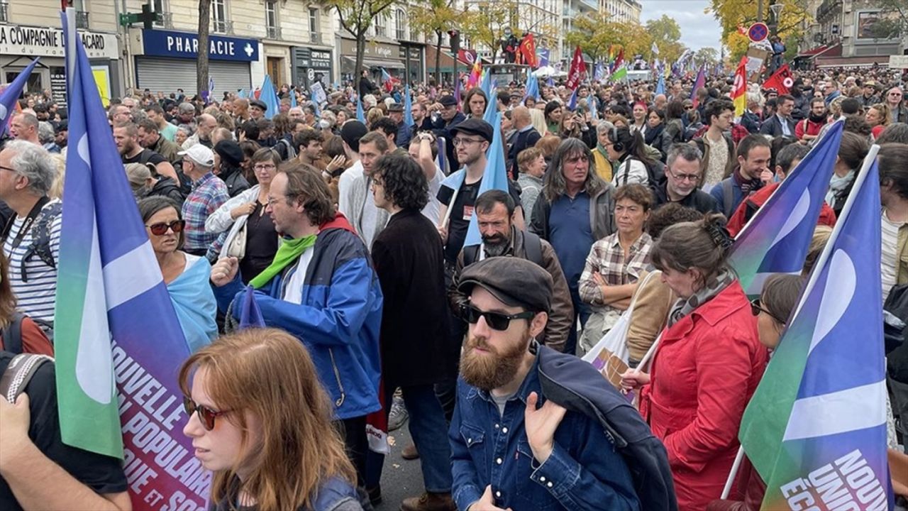 Fransa'da hayat pahalılığını protestosu