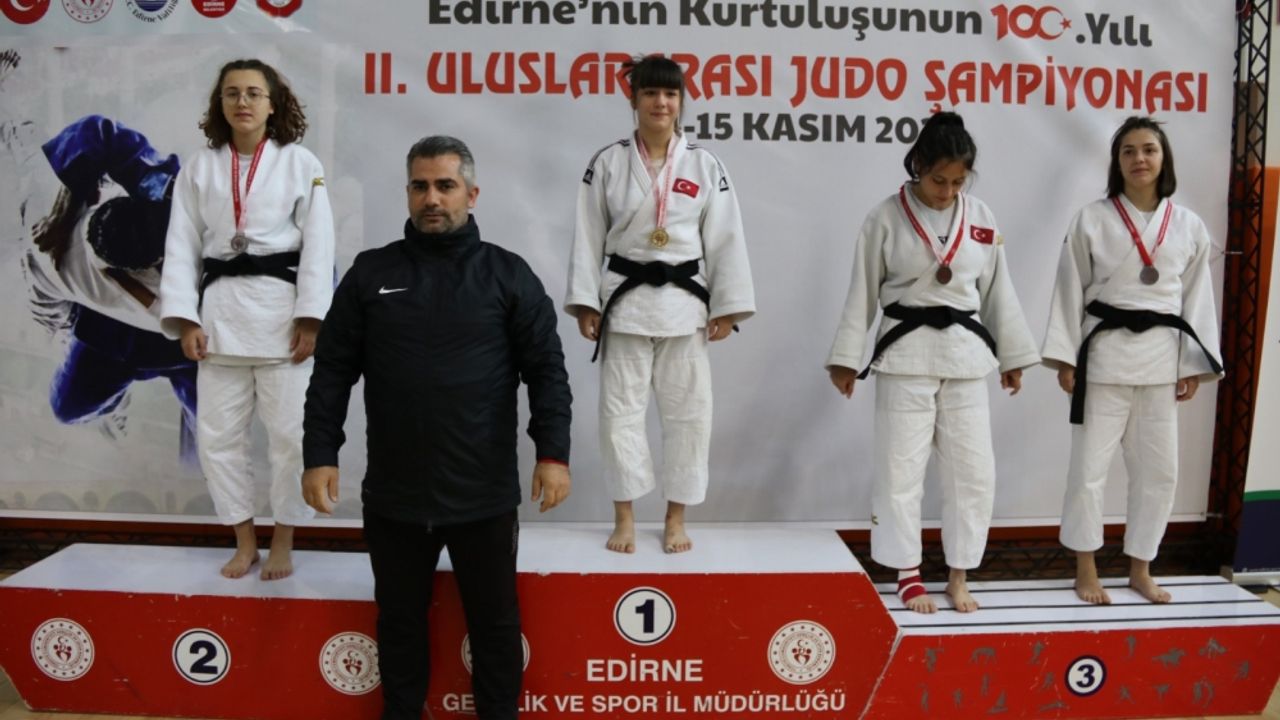 Edirne'de düzenlenen 2. Uluslararası Judo Şampiyonası