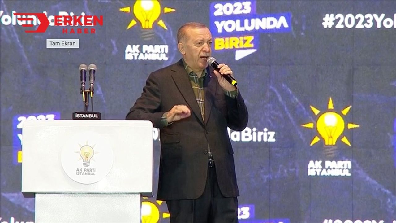 Cumhurbaşkanı Erdoğan, seçim startını verdi
