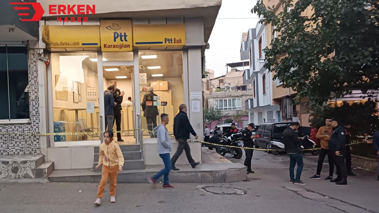 Gaziantep'te PTT şubesindeki silahlı soygun