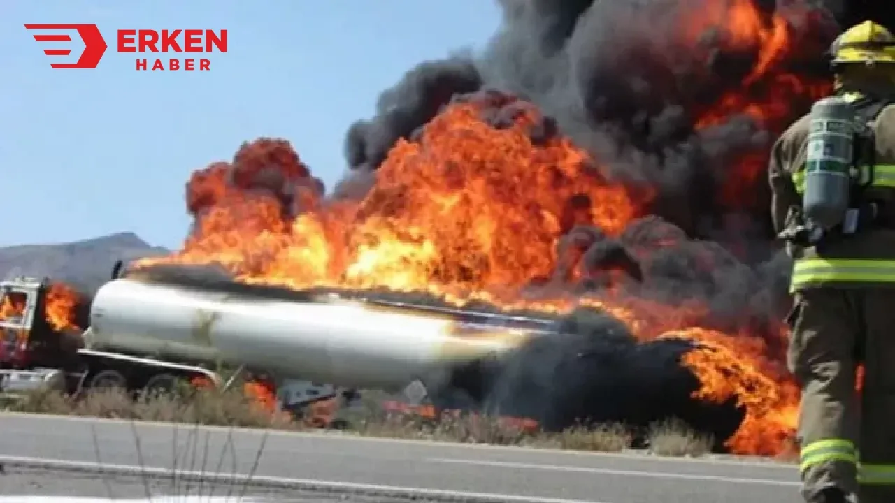 Akaryakıt tankerinin patlaması sonucu 11 kişi öldü