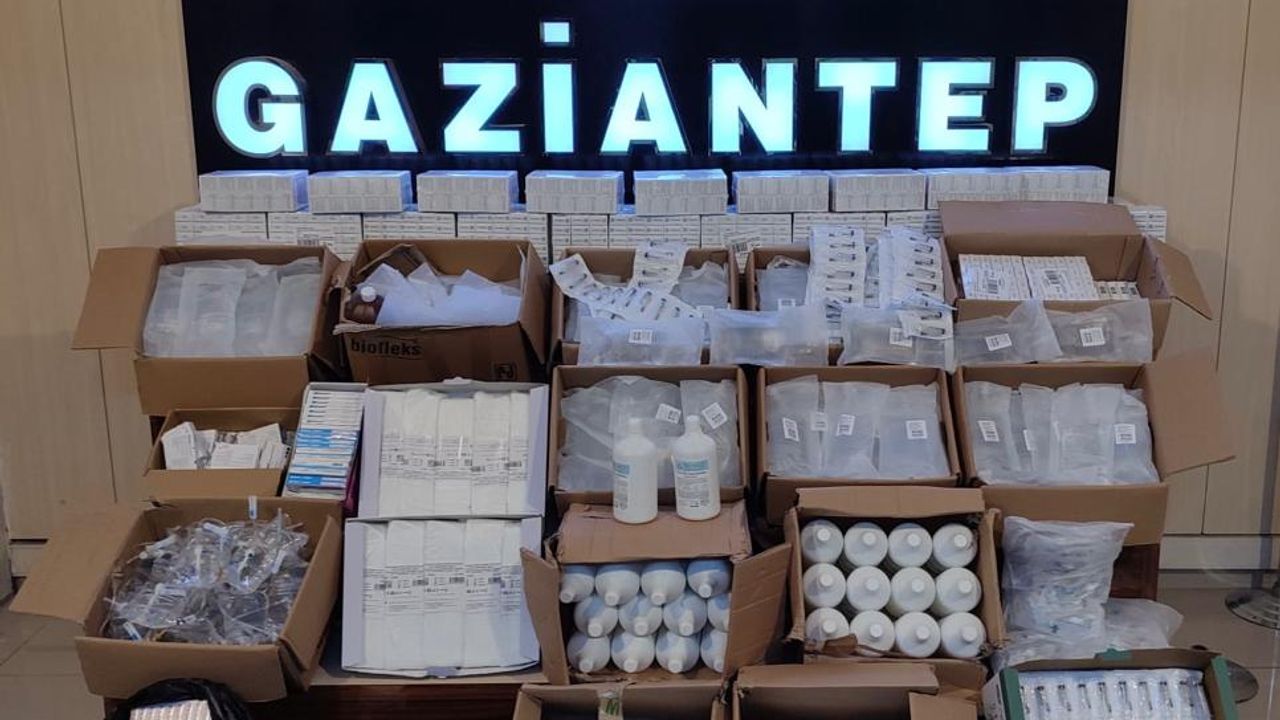 Gaziantep'te kaçak ilaç operasyonu