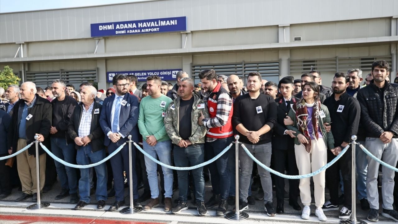 Şehit  Binbaşı Mehmet Duman'ın cenazesi Adana'ya getirildi