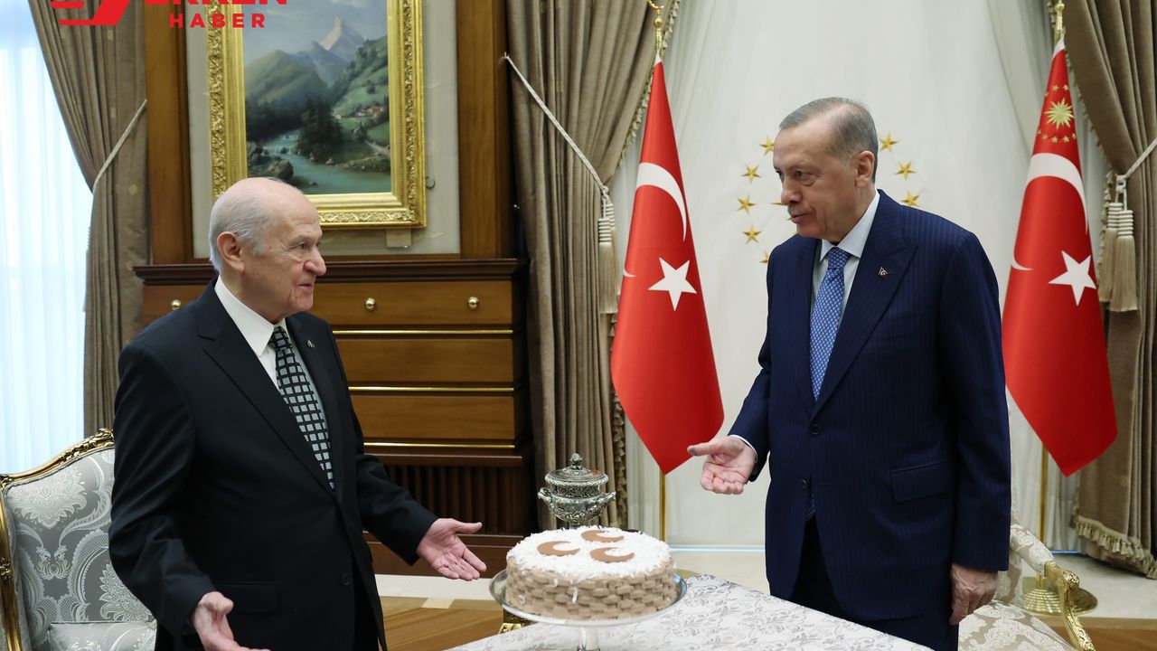 Erdoğan, Bahçeli'nin doğum gününü kutladı
