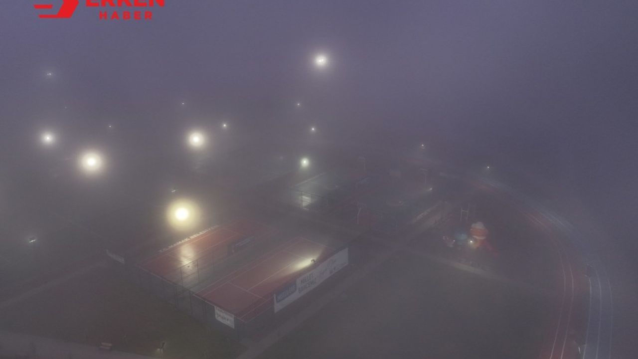 Başkentte yoğun sis görüş mesafesi 30 metre