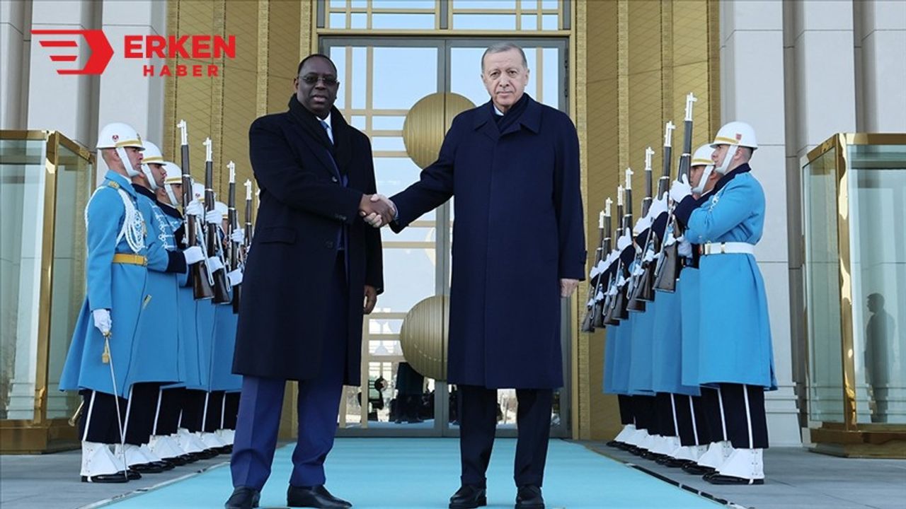 Erdoğan, Senegal Cumhurbaşkanı Sall ile bir araya geldi