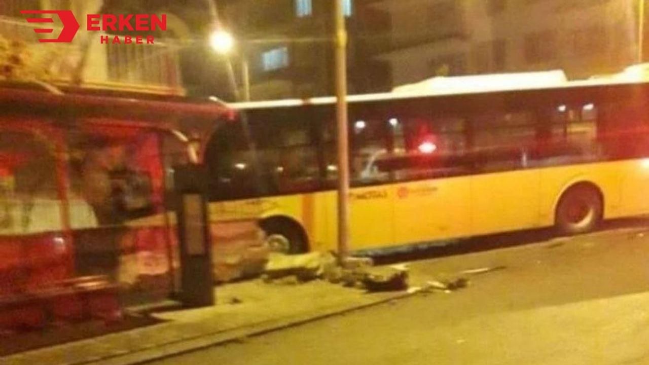 Belediye otobüsü ile hafif ticari aracın çarpıştığı kazada 8 yaralı