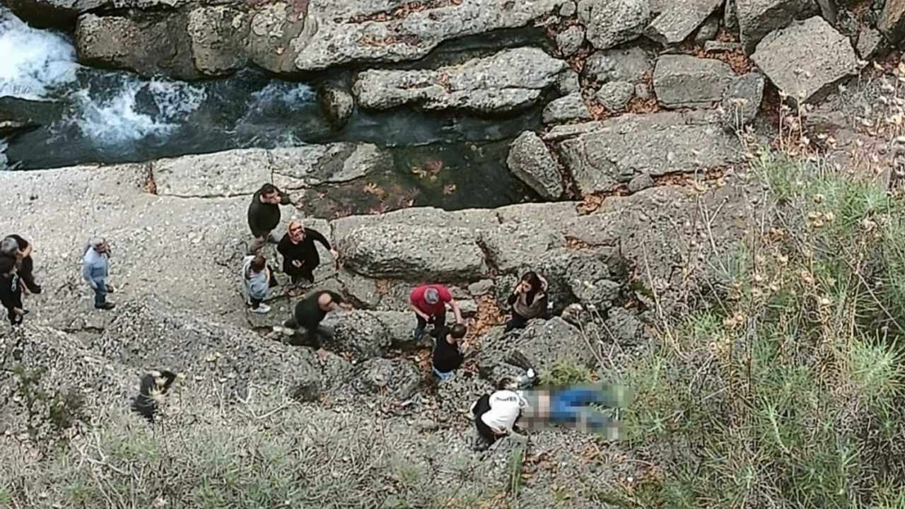 Manavgat'ta uçurumdan düşen Rus turist öldü