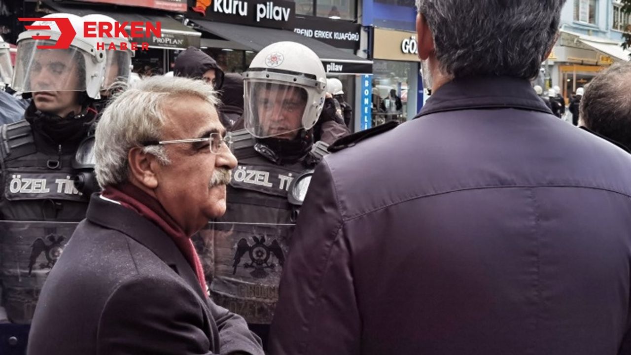 HDP'li Mithat Sancar, polis ablukasını aşamadı