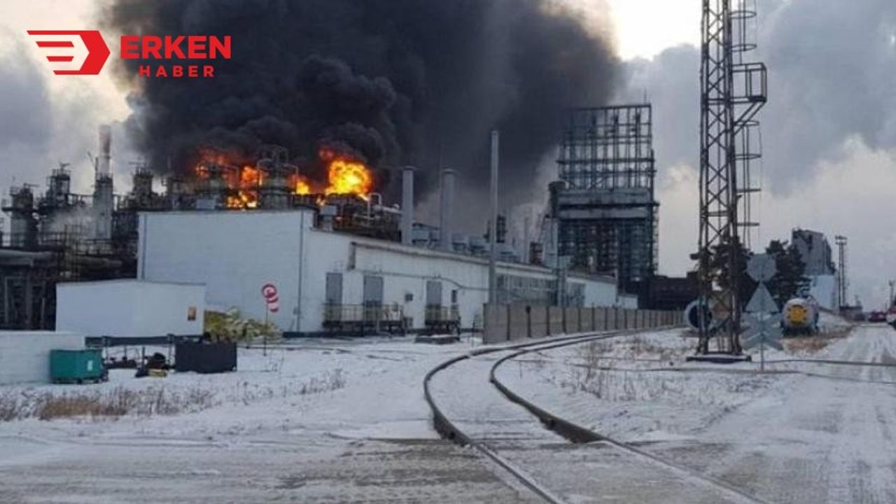 Rusya'da petrol rafinerisinde çıkan yangında iki ölü
