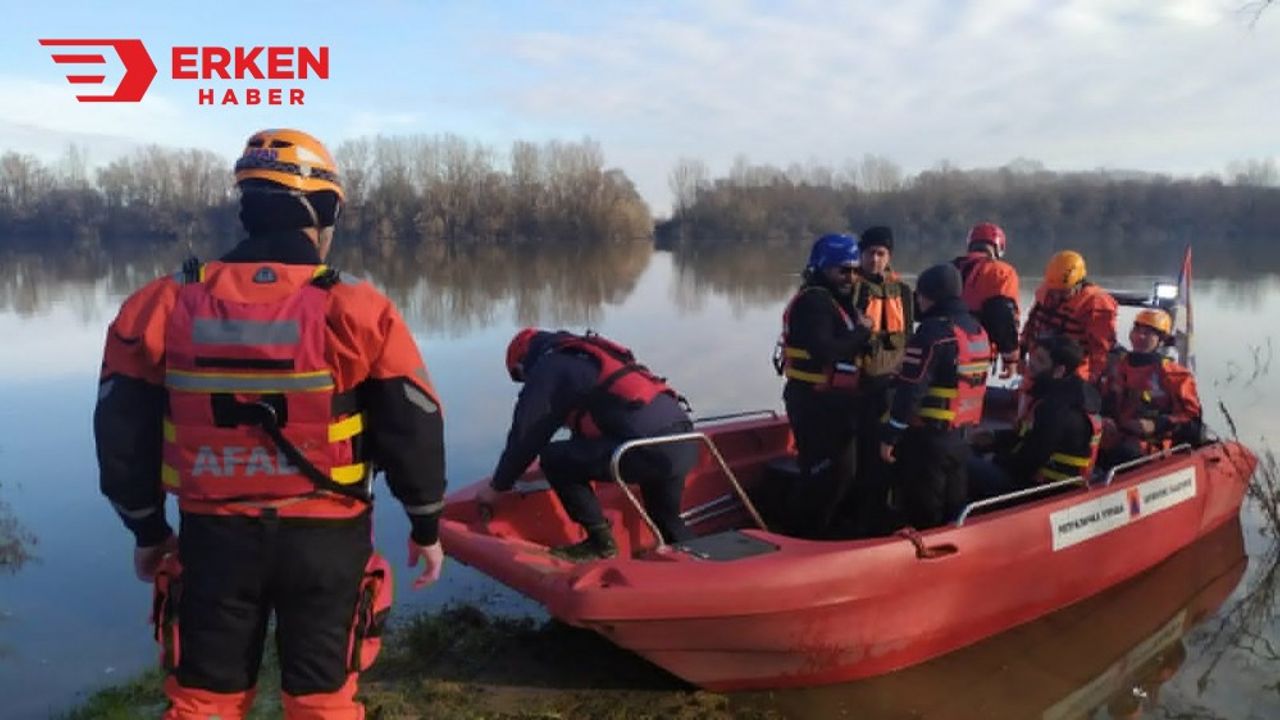 Sava Nehri'nde kaybolan 5 Türk  için AFAD'dan destek
