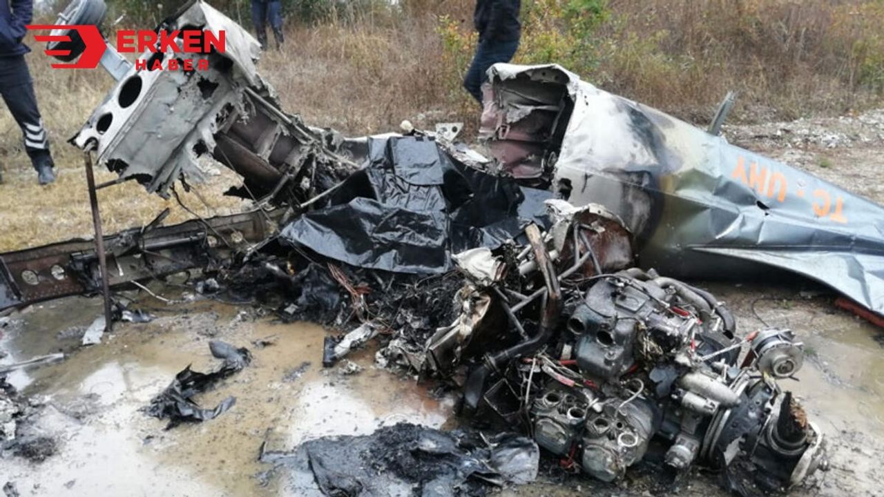 Bursa'da 2 kişinin öldüğü uçak kazasın da yeni görüntüler ortaya çıktı