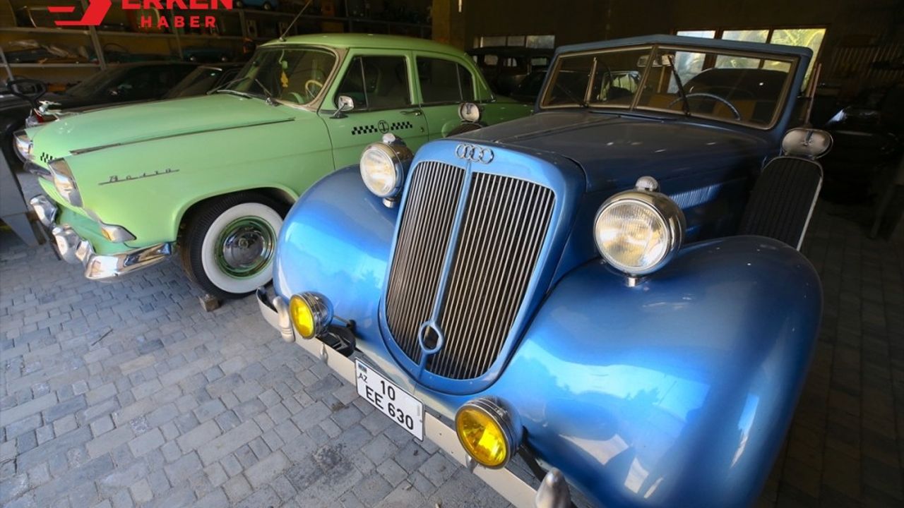 İş adamı Azad Kerimov, klasik otomobil koleksiyon oluşturdu