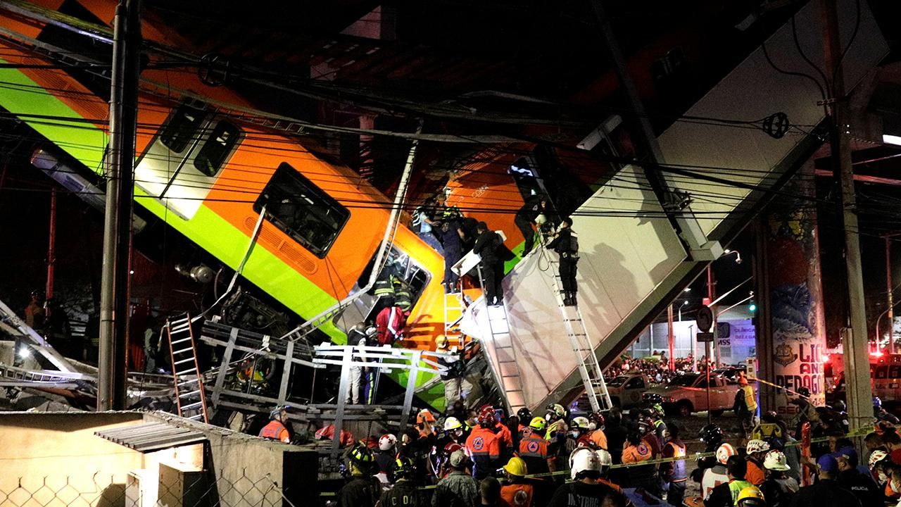 Meksika'da iki metro çarpıştı: 1 ölü, 57 yaralı