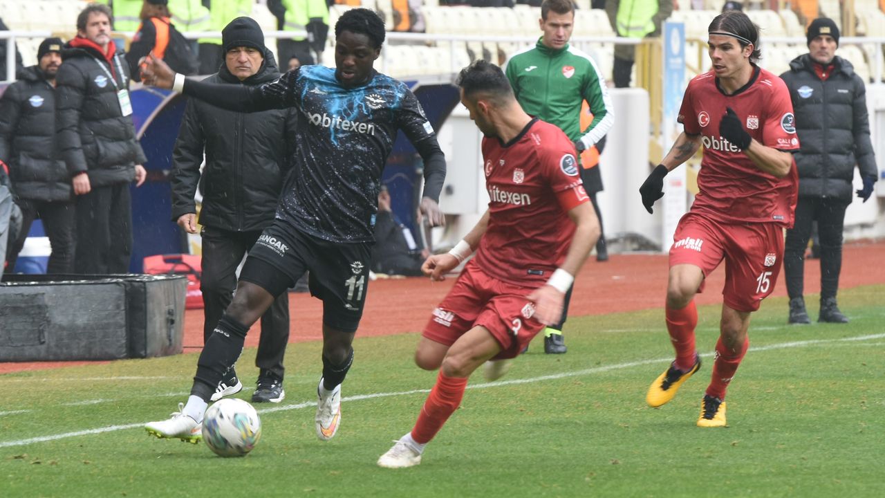 Adana Demirspor, Sivasspor'u 2-1 yendi