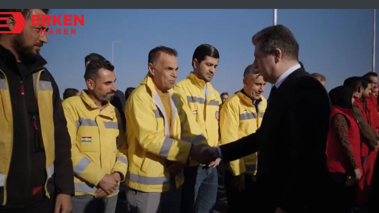 IKBY Başbakanı Barzani yardım ekiplerini karşıladı