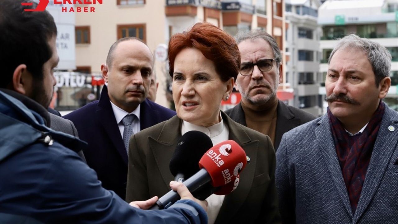 İYİ Parti lideri Akşener'den deprem açıklaması