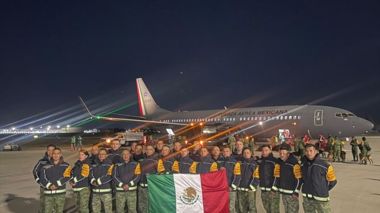 Meksika'dan Türkiye'ye arama kurtarma ekibi