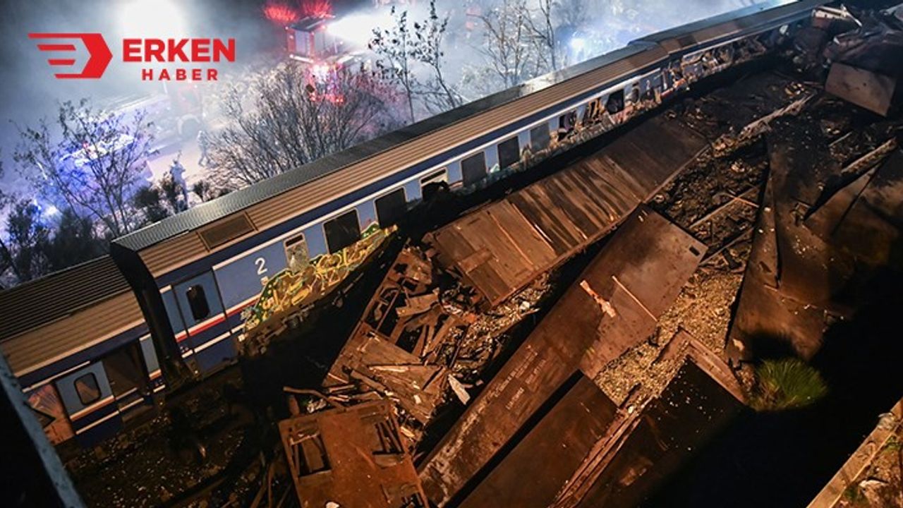 Yunanistan'da iki tren çarpıştı: 32 ölü, 85 yaralı