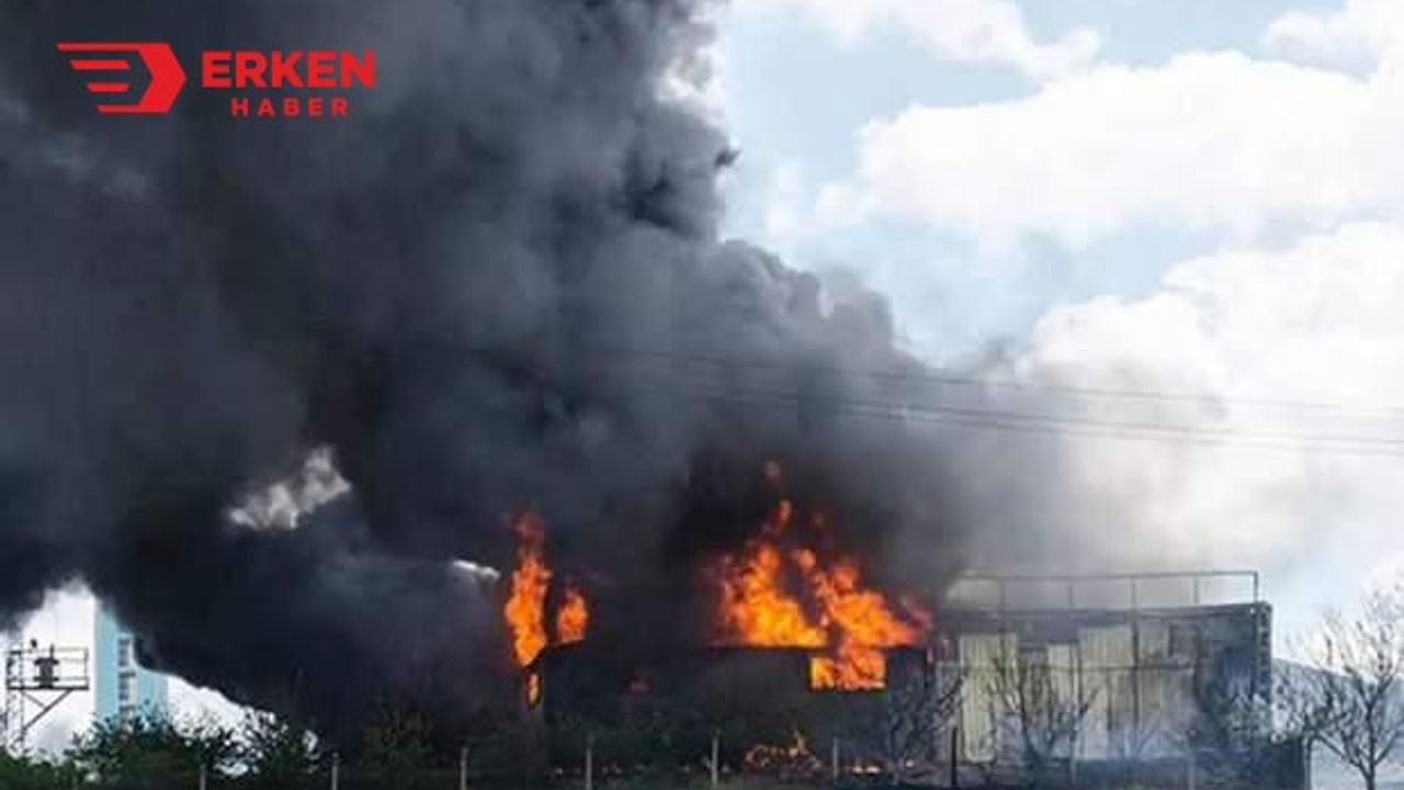 Ankara'da fabrika yangını: 1 ölü, 3 yaralı