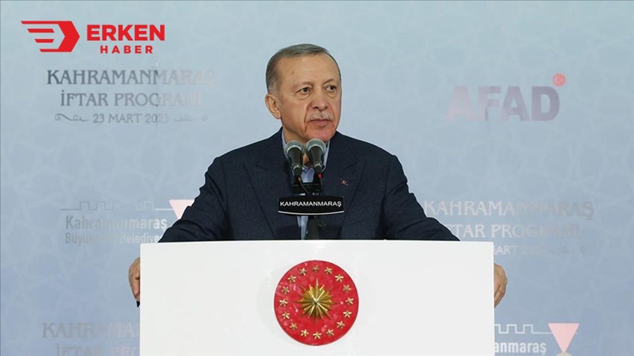 Erdoğan, depremzedelerle iftar yaptı
