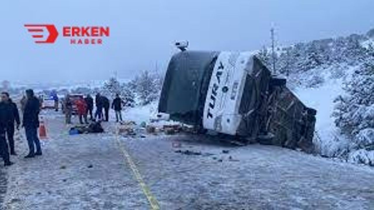 Yozgat ve Erzincan'da otobüs kazası