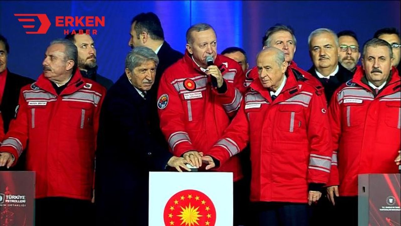 Erdoğan, Karadeniz doğalgazının meşalesini yaktı