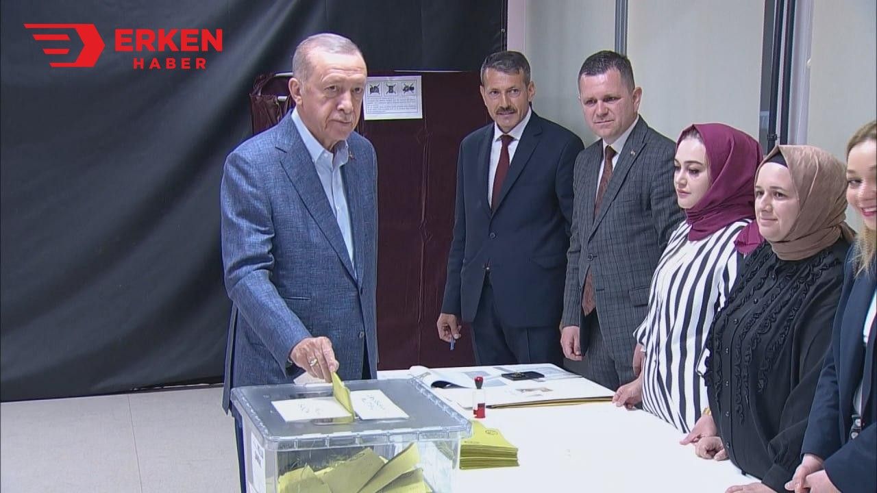 Erdoğan: "Seçim olaysız, sıkıntı yaşanmadan sürüyor"
