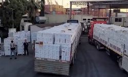 Mersin'de 86 bin şişe kaçak içkiye el konuldu