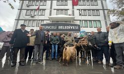 Tunceli'de planlanan tesise "keçi, arı ve eşekli" tepki