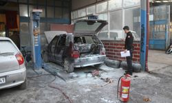 Konya'da LPG'li otomobilden sızan gaz patlamaya yol açtı, 5 kişi yaralandı