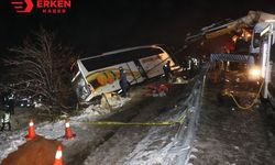 Kayseri'de yolcu otobüsü devrildi: 4 öldü, 24 yaralı