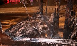TEM Otoyolu’nda seyir halindeki İETT otobüsü yandı
