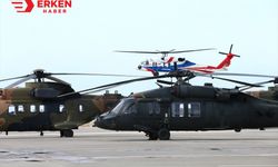 Deprem bölgesine 17 askeri helikopter gönderildi