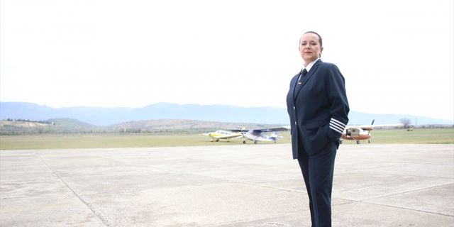 Kuzey Makedonya'nın tek kadın kaptan pilotu için "gökyüzü bile sınır değil"