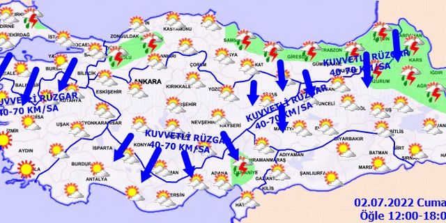 AFAD  6 il için orman yangını uyarısında bulundu