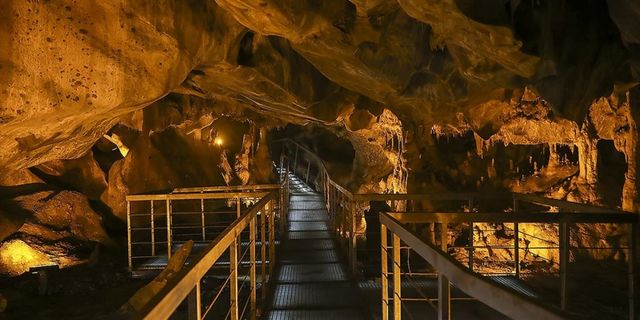 Gölbaşı'ndaki "Tulumtaş Mağarası"
