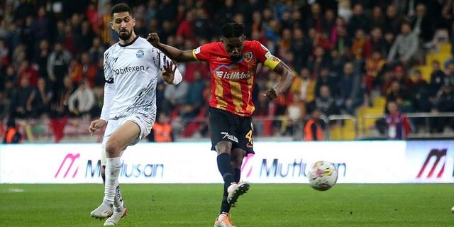 Kayserispor ile Adana Demirspor berabere kaldı