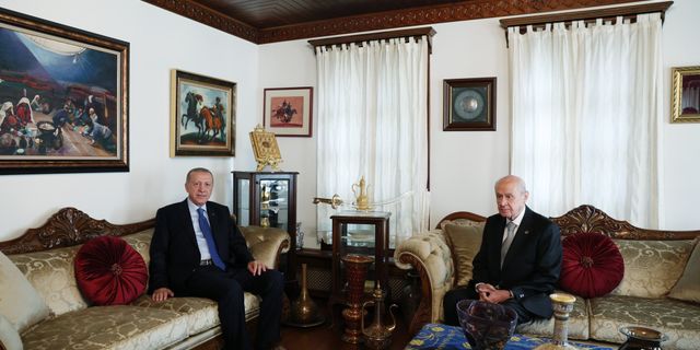 Erdoğan ile Bahçeli, Hatay'a gitti