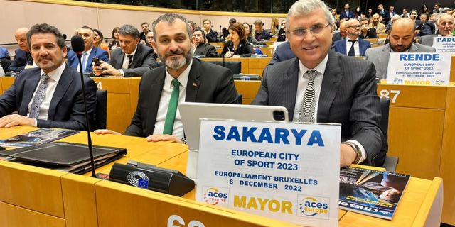 "2023 Avrupa Spor Şehri" Sakarya, ödülünü aldı