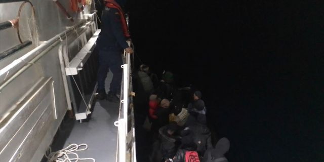 Marmaris açıklarında 39 göçmen kurtarıldı