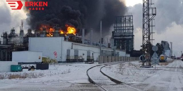 Rusya'da petrol rafinerisinde çıkan yangında iki ölü